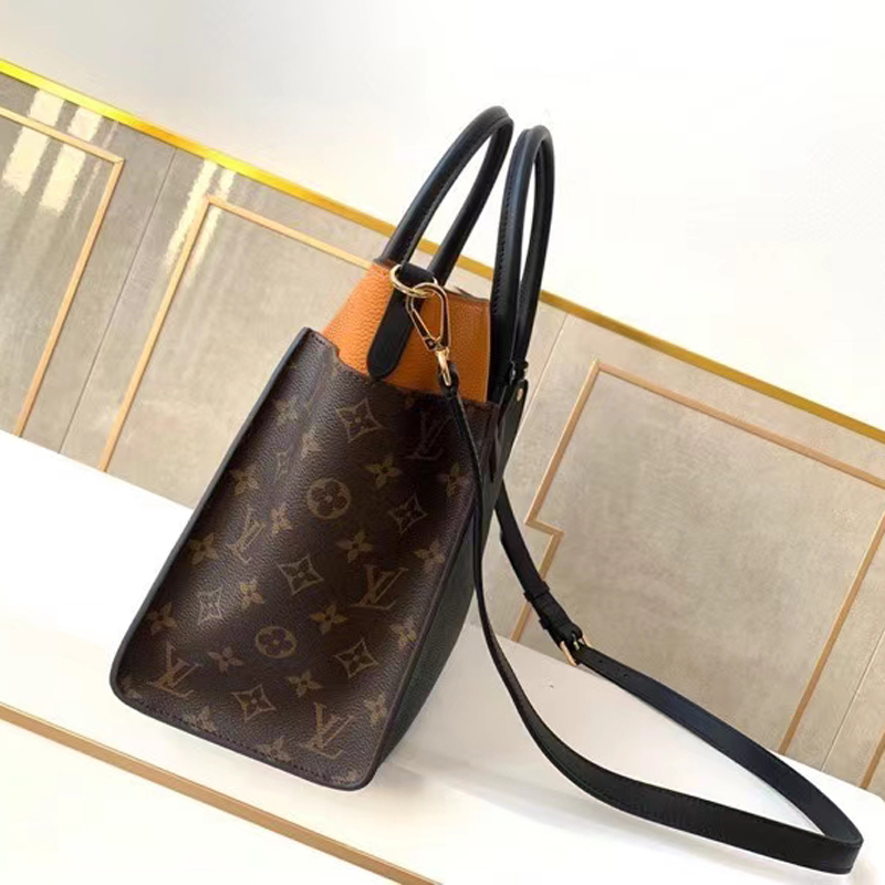 Louis Vuitton ON MY SIDE MM Tote Bag M53823 Black